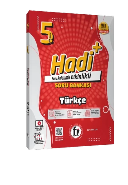 Fi Yayınları 5. Sınıf Hadi Türkçe Konu Anlatımlı Soru Bankası Yeni ürün görseli 1
