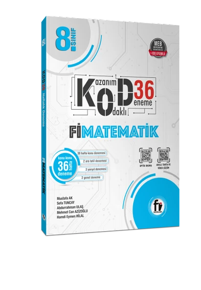 Fi Yayınları 8. Sınıf Matematik Kod 36 Deneme ürün görseli 1
