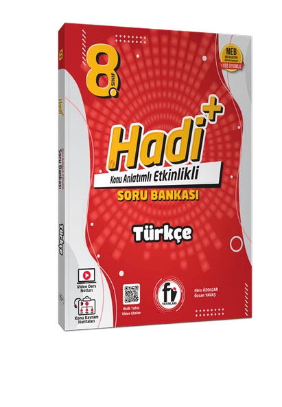 Fi Yayınları 8. Sınıf Tükçe Hadi Konu Anlatımlı Soru Bankası Yeni ürün görseli 1