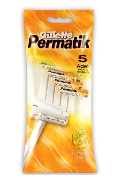 Gillette Permatik 5'li Poşet ürün görseli 1