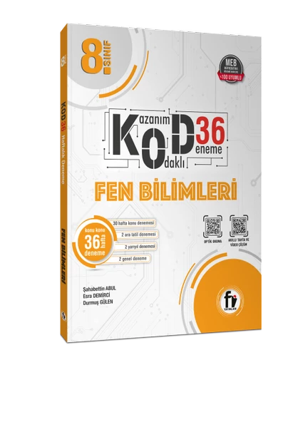 Fi Yayınları 8. Sınıf Fen Bilimleri Kod 36 Deneme ürün görseli 1