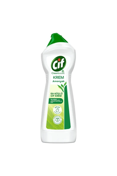 Cif Krem Yüzey Temizleyici Amonyaklı Yağ Ve Kireç Sökücü Leke Çıkarıcı 750 ml 1 Adet ürün görseli 1