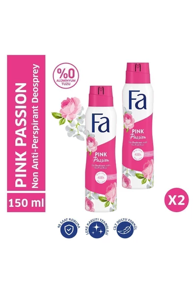 Fa Pınk Passıon Deosprey 150 ml X 2 Adet ürün görseli 1
