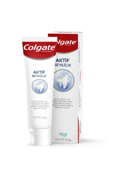 Colgate Aktif Beyazlık Beyazlatıcı Diş Macunu 75 Ml ürün görseli 1