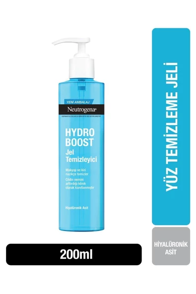Neutrogena Hydro Boost Water Jel Temizleme Jeli 200 ml ürün görseli 1