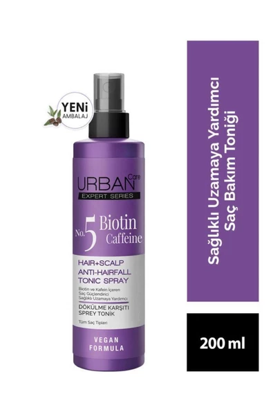 Urban Care Expert Biotin & Caffeine Peeling Tonic 200 ml ürün görseli 1