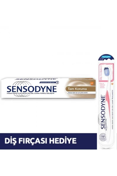 Sensodyne Tam Koruma 75 Ml + Yumuşak Diş Fırçası ürün görseli 1