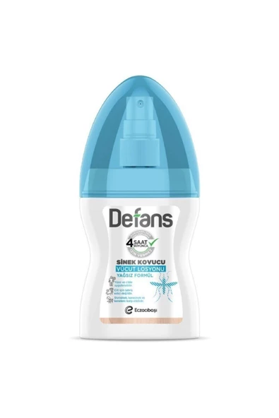 Defans Sinek Kovucu Vücut Losyonu Yağsız Formül 100 ml Kzmprt ürün görseli 1