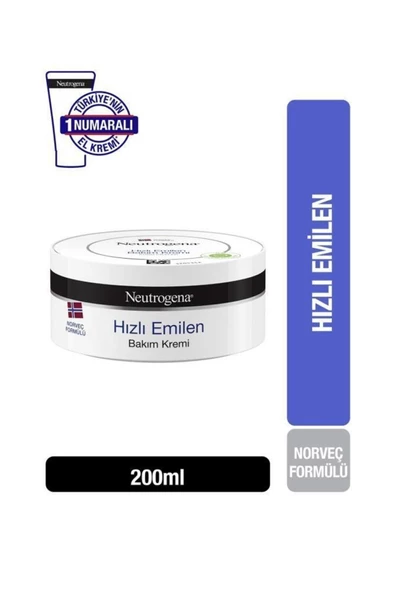 Neutrogena Norveç Formülü Hızlı Emilen Bakım Kremi 200 Ml ürün görseli 1