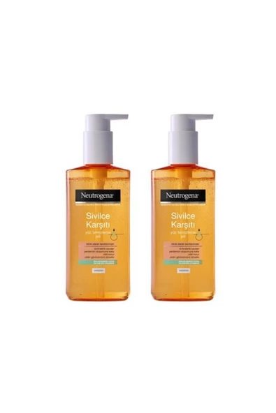 Neutrogena Sivilce Karşıtı Yüz Temizleme Jeli 200ml X2 ürün görseli 1