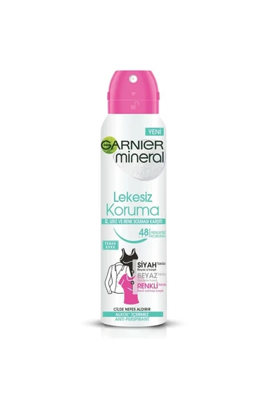 Garnier Anti - Perspirant Sprey Deodorant - Lekesiz Koruma 150 ml ürün görseli 1