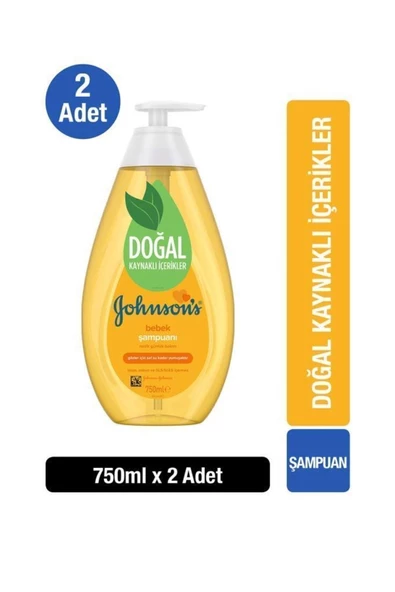 Johnson's Bebek Şampuanı 750 ml X 2 Adet ürün görseli 1