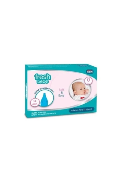 Fresh Bebe Nazal Burun Aspiratörü Yedek Uç 12'li ürün görseli 1
