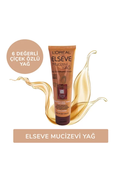 ELSEVE Mucizevi Yağ 150 Ml-kuru Ve Sert Saçlar Için Bakım Ürünü ürün görseli 1