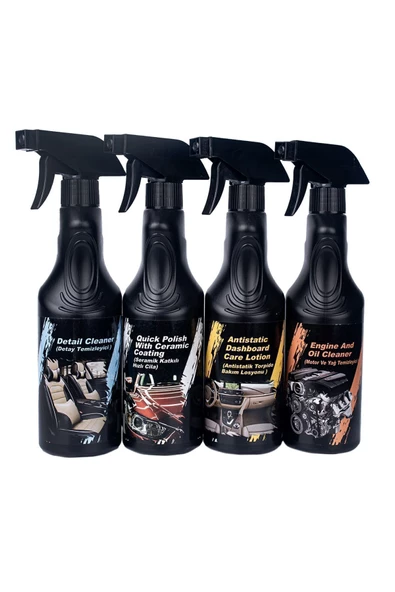 parlawax Detay Tem., Hızlı Cila Seramik Katkılı, Antistatik Torpido Bakım Losyonu Ve Motor Ve Yağ Tem. 500 Ml ürün görseli 1