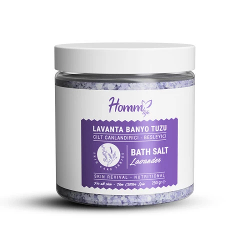 HOMM BİTKİSEL AYAK BAKIM LAVANTA BANYO TUZU 250 g ürün görseli 1