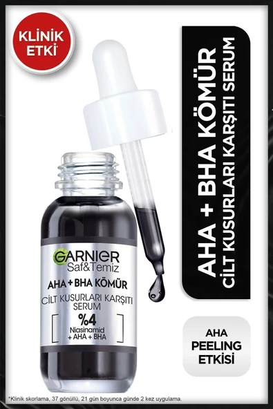 Garnier Aha Bha Cilt Kusurları Karşıtı Serum %4 [niasinamid Peeling Etkili Aha Bha] 30ml ürün görseli 1