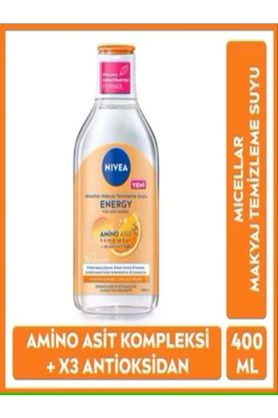 NIVEA Micellar Makyaj Temizleme Suyu Energy 400 ml ürün görseli 1