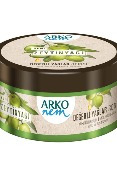 ARKO Nem Değerli Yağlar El Ve Vücut Krem Zeytinyağlı 250 Ml ürün görseli 1
