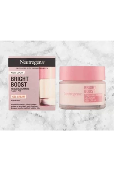 Neutrogena Bright Boost, Yaşlanma Karşıtı Jel Krem, 50ml ( 50 ml Sprey Kolanya Hediye) ürün görseli 1