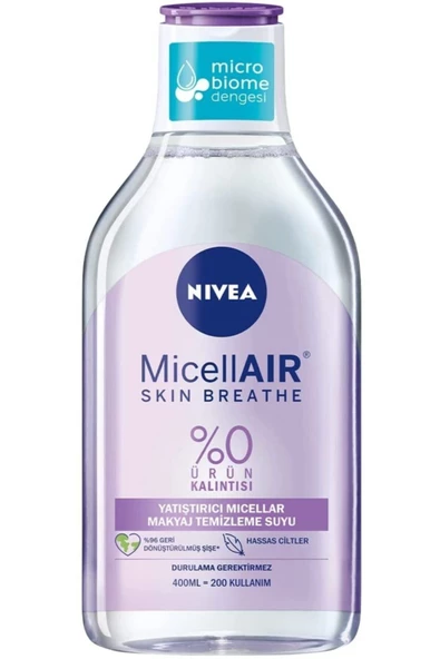 NIVEA Nıvea Yatıştırıcı Micellar Makyaj Temizleme Suyu Hassas Ciltler (400 Ml), Yüz Temizle ürün görseli 1