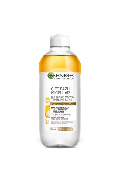 Garnier Çift Fazlı Micellar Kusursuz Makyaj Temizleme Suyu 400 Ml ürün görseli 1