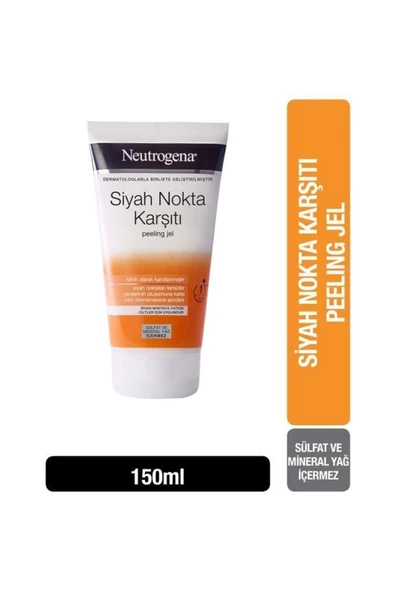 Neutrogena Visibly Clear Siyah Nokta Karşıtı Temizleyici Peeling Jel 150 ml ürün görseli 1