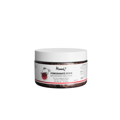 Homm Life Nar Çekirdeği Yağlı Bitki Tanecikli Scrub Vücut Peelingi 250 ML ürün görseli 1