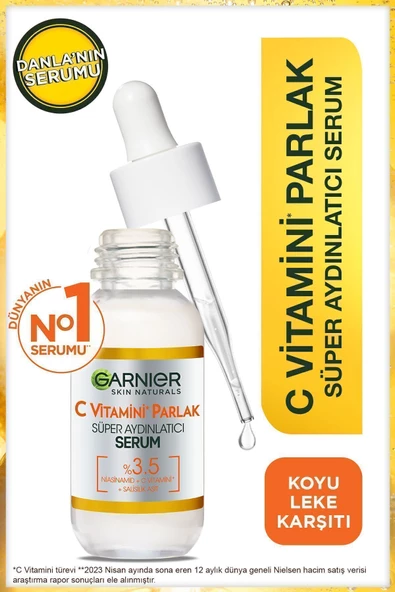 Garnier C Vitamini Parlak Süper Aydınlatıcı Serum 30ml ürün görseli 1