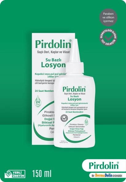 Dermadolin Pirdolin Su Bazlı Nemlendirici Losyon 150 ml ürün görseli 1