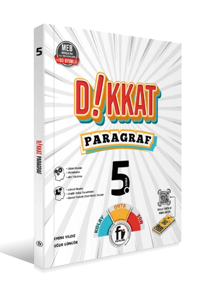 Fi Yayınları 5. Sınıf Dikkat Paragraf Soru Bankası ürün görseli 1