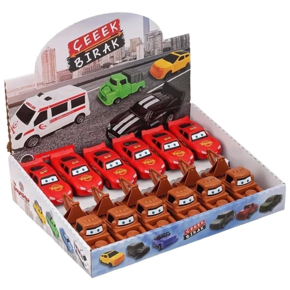 Çek Bırak Şimşek McQueen 9 Cm - BP-022 ürün görseli 1
