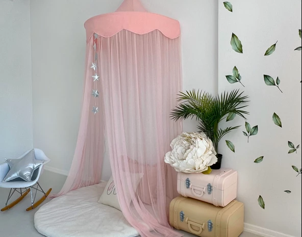 Pamuka Full Pembe 100 cm Duvar Tentesi - Resim 2