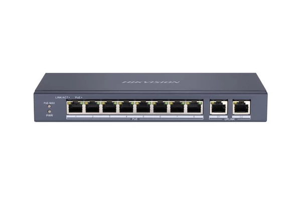 HIKVISION Hikvision DS-3E0310P-E/M 8 Port 10/100 Yönetilemez PoE Switch ürün görseli 1