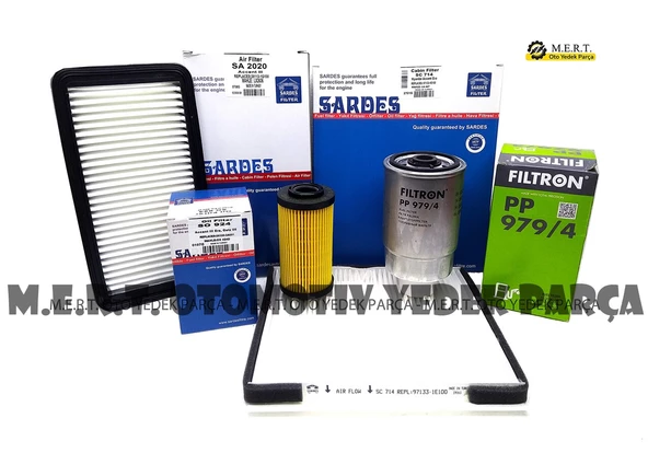 Hyundai Accent Era 1.5 Crdi Dizel Filtre Bakım Seti (2007-2012) ürün görseli 1