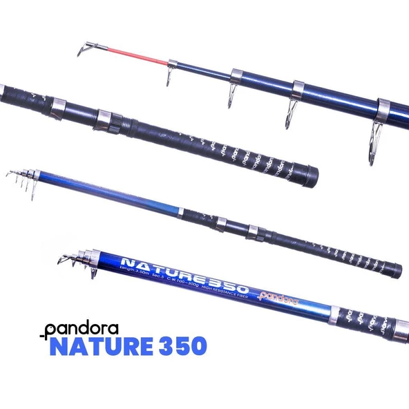 Pandora Nature 350 cm 100-300 gr Teleskobik Olta Kamışı ürün görseli 1