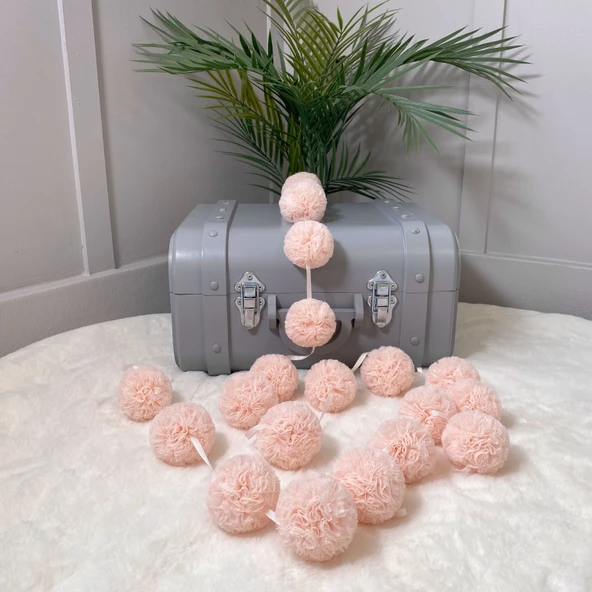 Pamuka Mini Ponpon Baby Pink ürün görseli 1