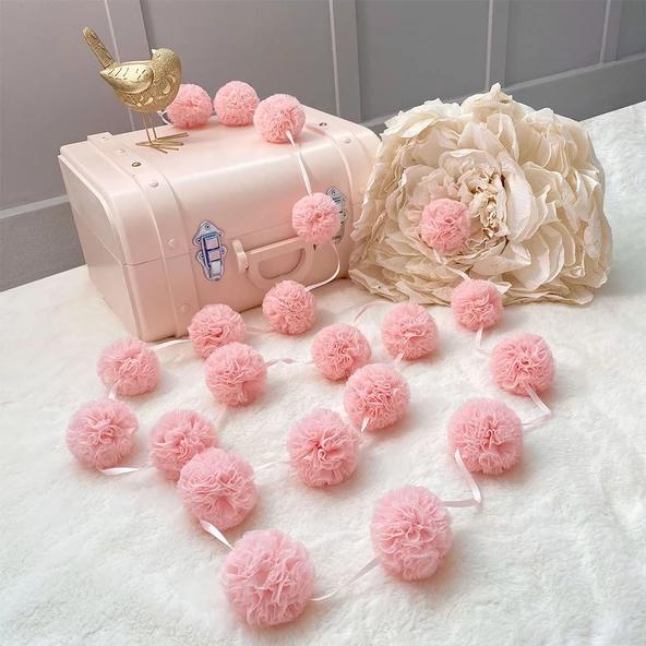 Pamuka Mini Ponpon Pink ürün görseli 1