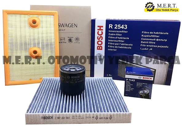 Seat Leon 1.2 Tsı Ve 1.4 Tsı Filtre Bakım Seti 2013-2018 (538912824) ürün görseli 1