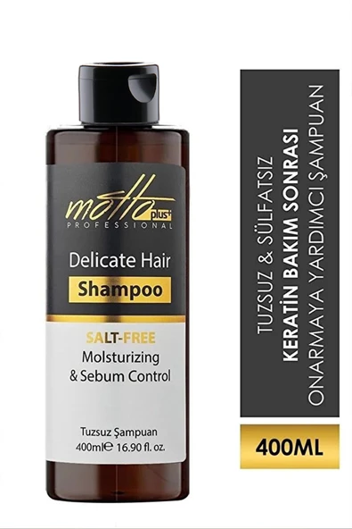 Keratin Tuzsuz Şampuan 400 ml ürün görseli 1