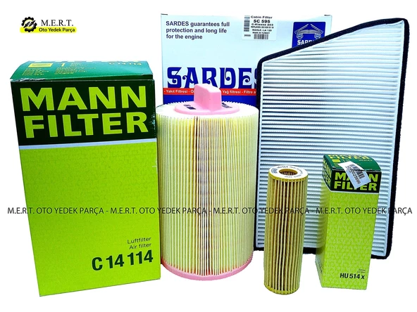 W203 Mercedes C200 Komp. Filtre Bakım Seti (2002-2007) (486721905) ürün görseli 1