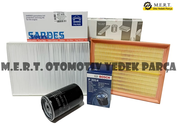 Seat Exeo 1.6 Benzinli Filtre Bakım Seti (2009-2011) Alz ürün görseli 1