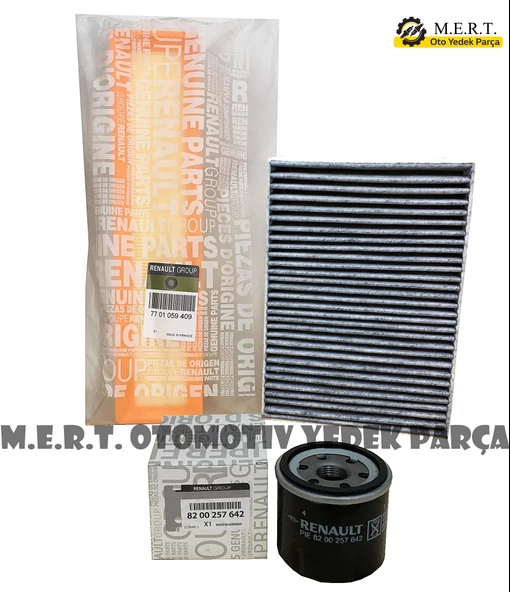 Renault Symbol 1.2 16V Filtre Bakım Seti (2008-2012) ürün görseli 1