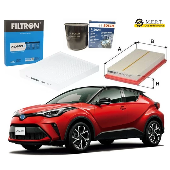 Toyota C-Hr 1.2 Benzinli Filtre Bakim Seti 526481389 ürün görseli 1