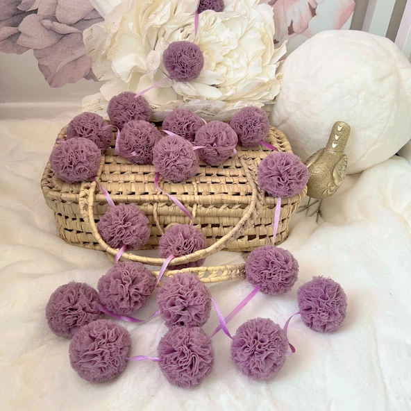 Pamuka Mini Ponpon Opera Mauve ürün görseli 1