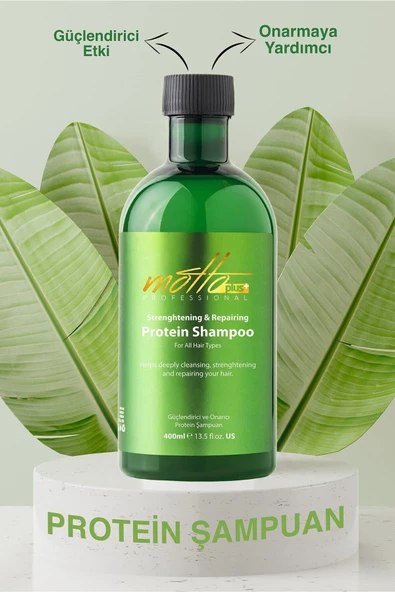 Motto Plus Professional Güçlendirici Ve Onarıcı Protein Şampuan 400 Ml ürün görseli 1