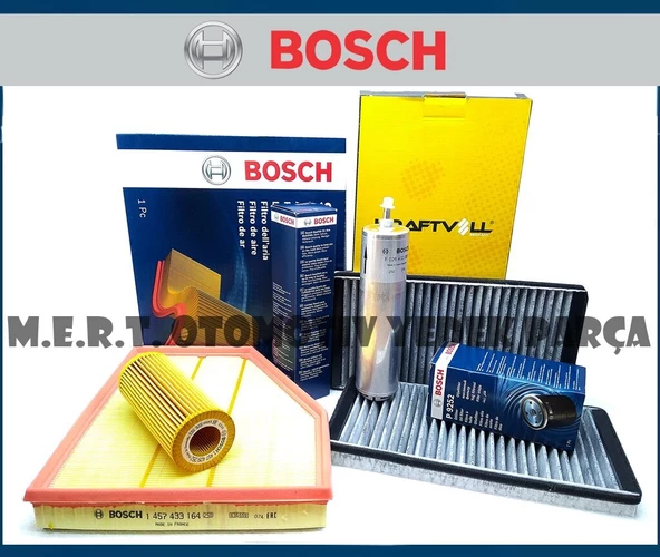 Bmw 5.35D E60 Dizel Bosch Filtre Bakım Seti (2005-2010) M57 ürün görseli 1