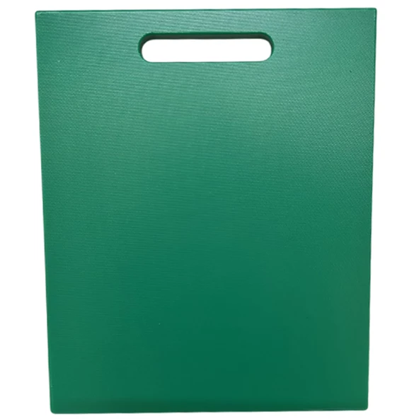 Türkay 32.5x26.5x2 cm Saplı Polietilen Kesme Tahtası Kesim Levhası Yeşil 1145 ürün görseli 1