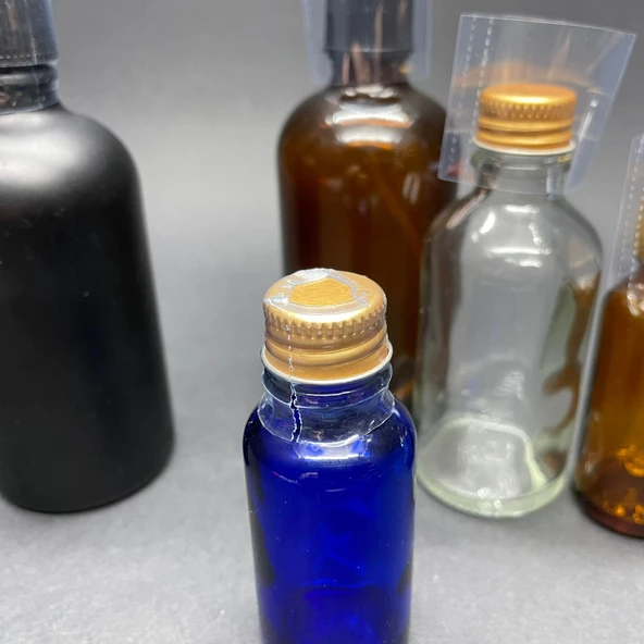 Şişe Kavanoz Emniyet Garanti Bandı 18 mm Ağız Uyumlu , Şişe Emniyet Bandı x 100 Adet ürün görseli 1