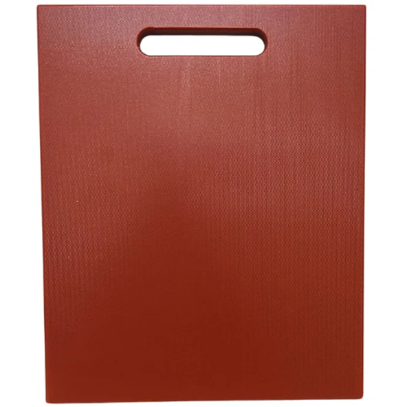 Türkay 32.5x26.5x2 cm Saplı Polietilen Kesme Tahtası Kesim Levhası Kırmızı 1145 ürün görseli 1